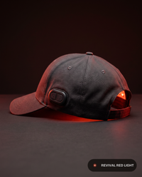 Revival Hat, side profile showing control module