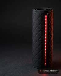 Revival Optimum Blanket, rolled up for compact storage
